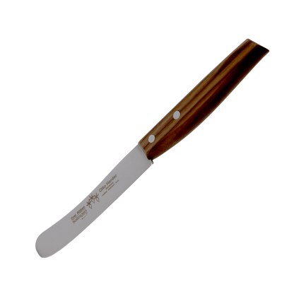 Otto Herder Buckelsmesser 22,5 cm – Frühstücksmesser aus Solingen mit Nussholz-Griff