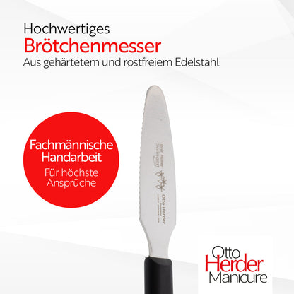 2in1 Brötchenmesser 4er Set, 21 cm