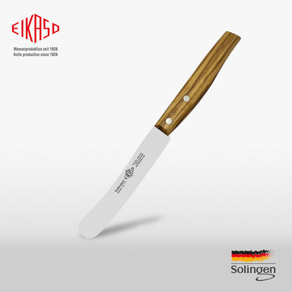 Eikaso Buckelsmesser aus Solingen – Olivenholz, 22,2 cm Frühstücks- und Brotzeitmesser