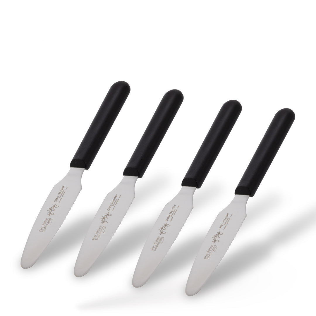 2in1 Brötchenmesser 4er Set, 21 cm